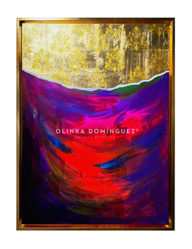 Obra de la colección Golden Secrets de Olinka Domínguez