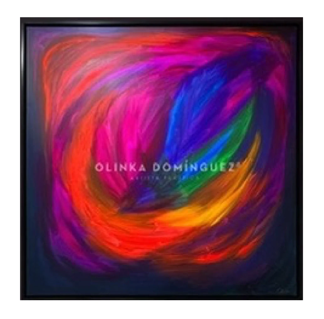 Obra de la colección Golden Secrets de Olinka Domínguez
