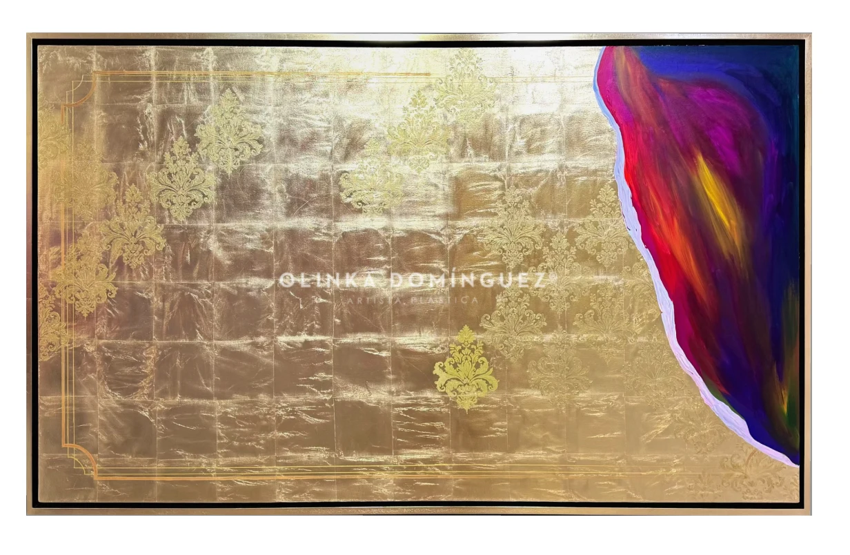 Obra de la colección Golden Secrets de Olinka Domínguez